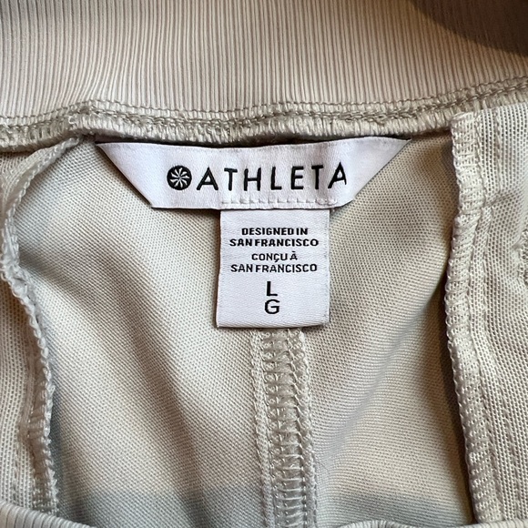 Athleta Venice High Rise Joggers abalone grey New SZ L - Picture 8 of 10